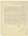 Elsa Einstein Letter Signed From 1933, Shortly After She and Albert Moved to Princeton -- ''...Albert mostly avoids showing up...every appearance of his...has always caused tremendous excitement...''